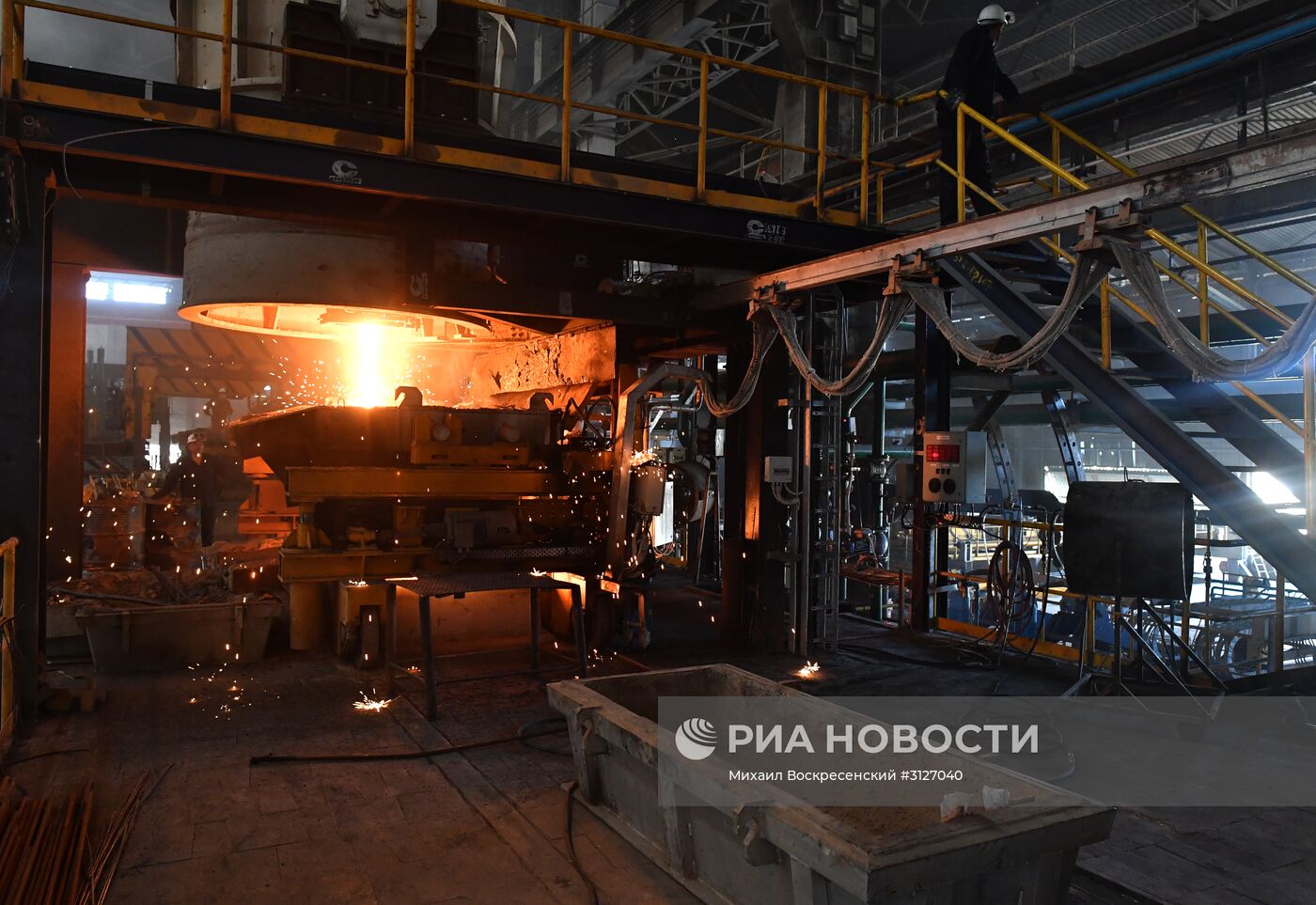 Металлургический завод в городе Хама в Сирии