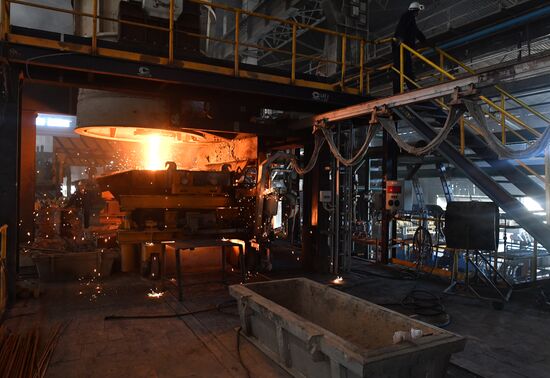 Металлургический завод в городе Хама в Сирии