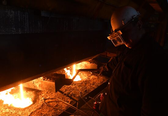 Металлургический завод в городе Хама в Сирии