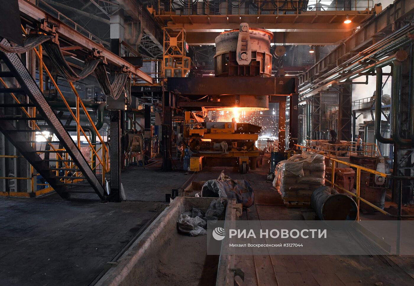 Металлургический завод в городе Хама в Сирии