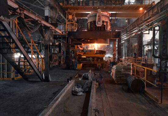 Металлургический завод в городе Хама в Сирии