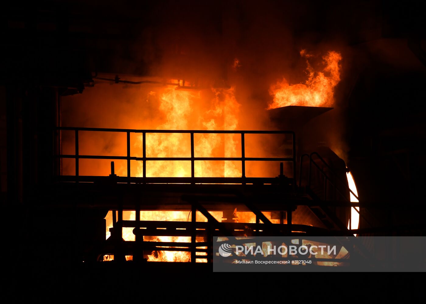 Металлургический завод в городе Хама в Сирии