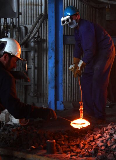 Металлургический завод в городе Хама в Сирии