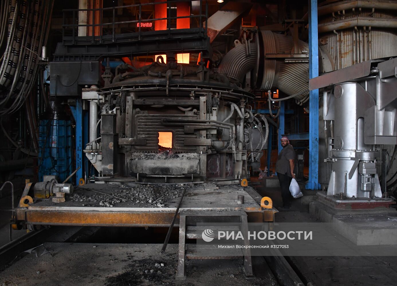 Металлургический завод в городе Хама в Сирии