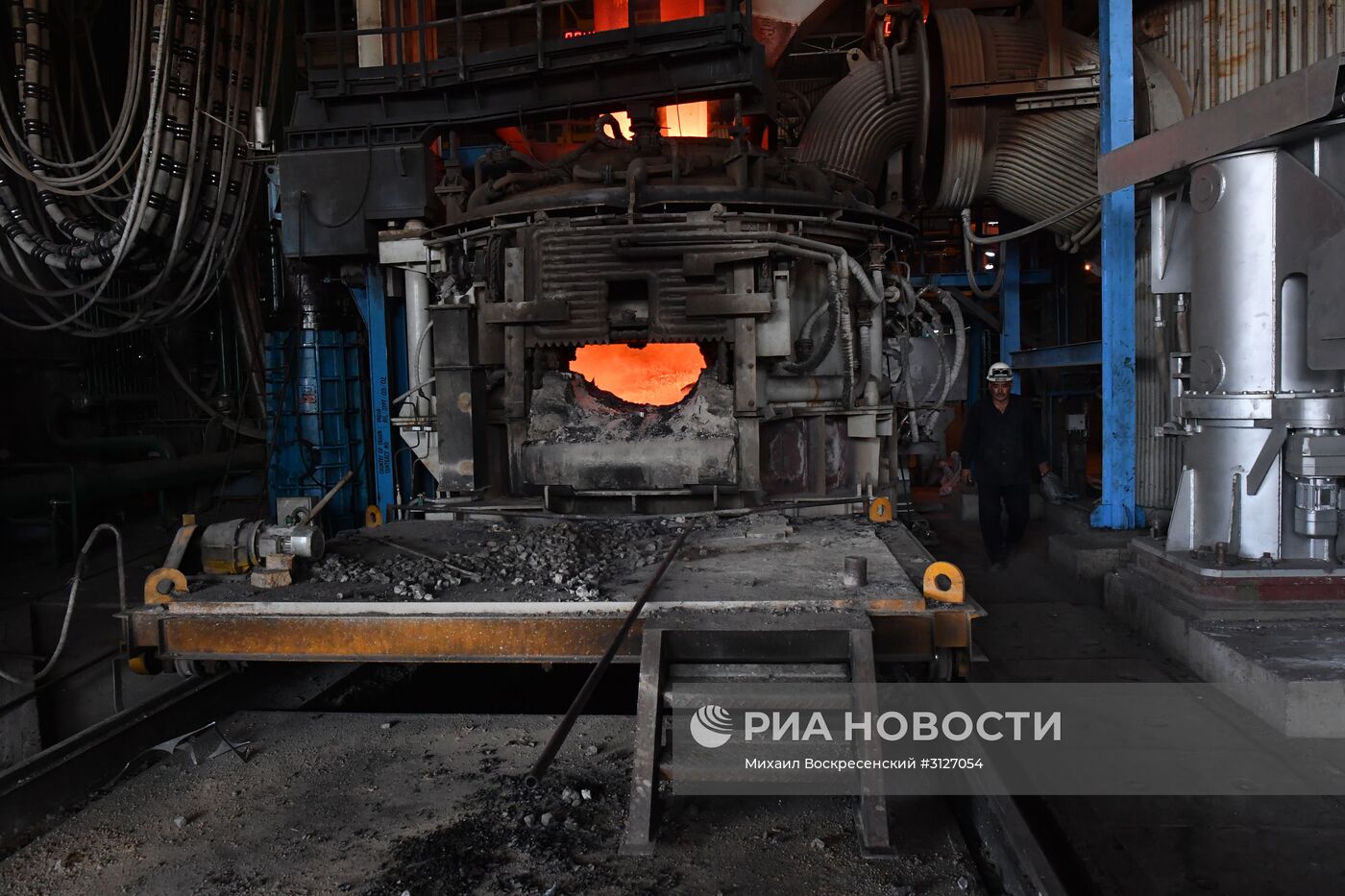 Металлургический завод в городе Хама в Сирии