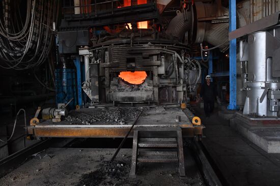 Металлургический завод в городе Хама в Сирии