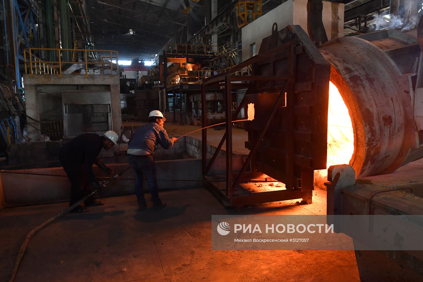 Металлургический завод в городе Хама в Сирии