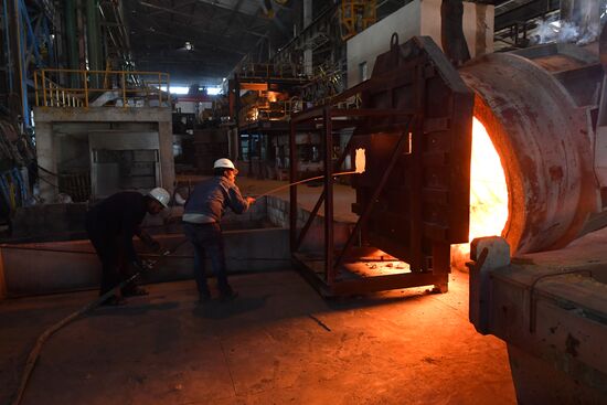 Металлургический завод в городе Хама в Сирии