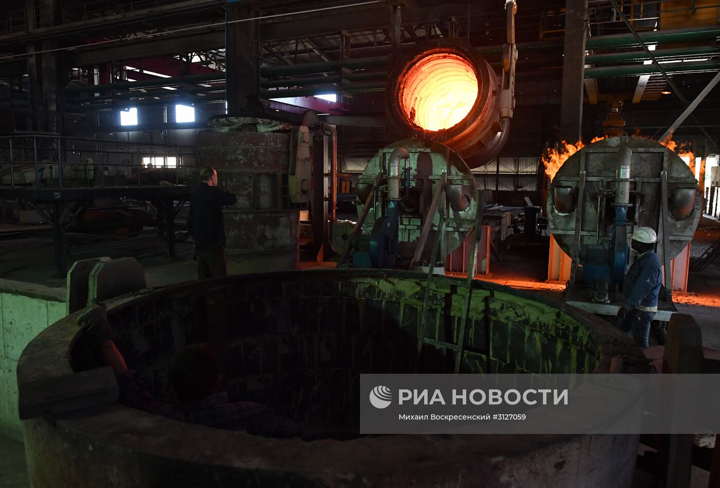 Металлургический завод в городе Хама в Сирии