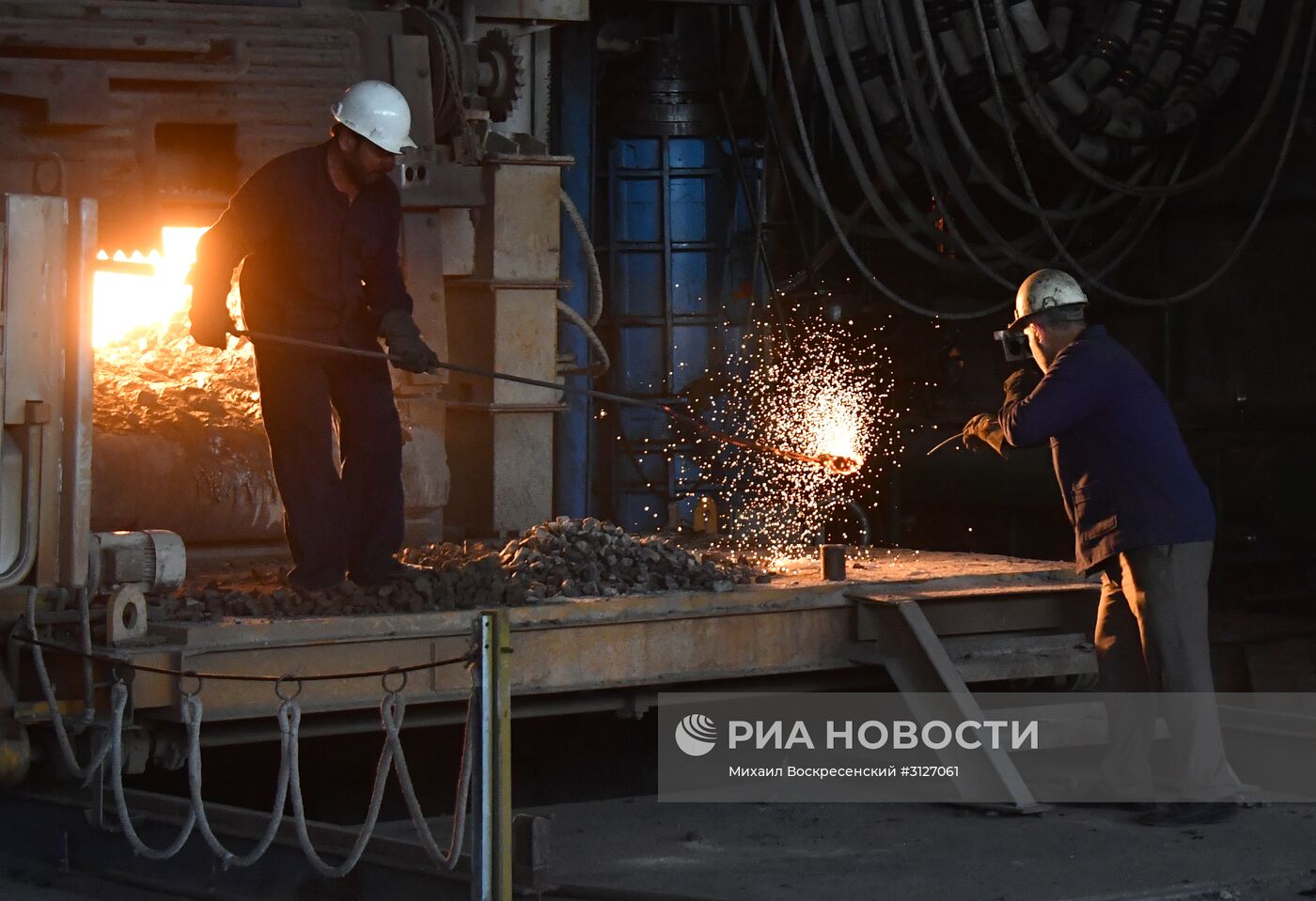 Металлургический завод в городе Хама в Сирии