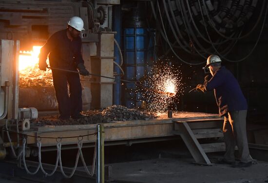 Металлургический завод в городе Хама в Сирии