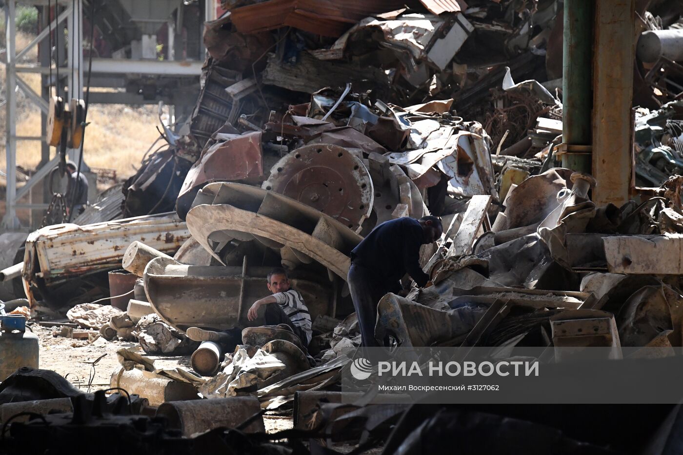 Металлургический завод в городе Хама в Сирии