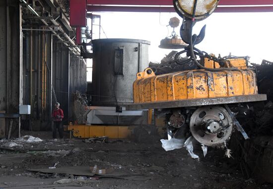 Металлургический завод в городе Хама в Сирии