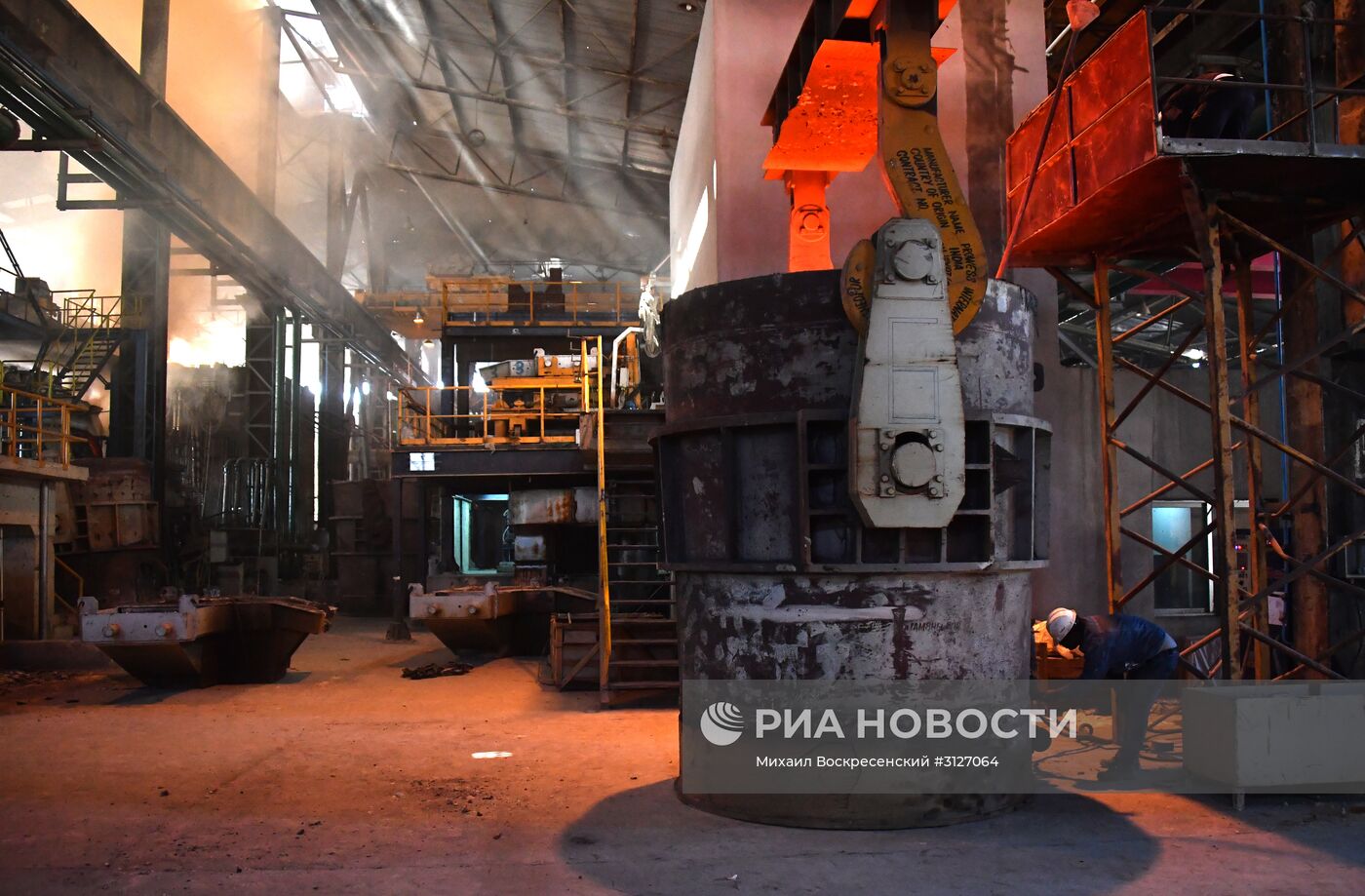 Металлургический завод в городе Хама в Сирии