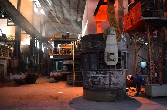 Металлургический завод в городе Хама в Сирии