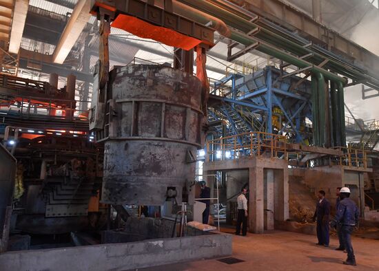 Металлургический завод в городе Хама в Сирии