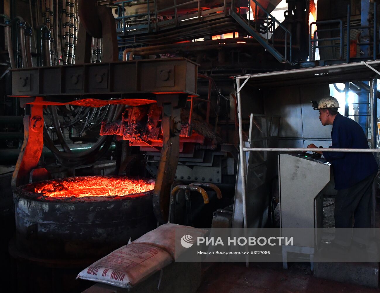 Металлургический завод в городе Хама в Сирии