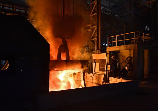 Металлургический завод в городе Хама в Сирии