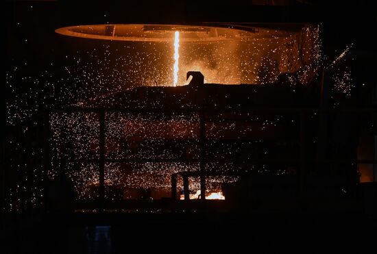 Металлургический завод в городе Хама в Сирии