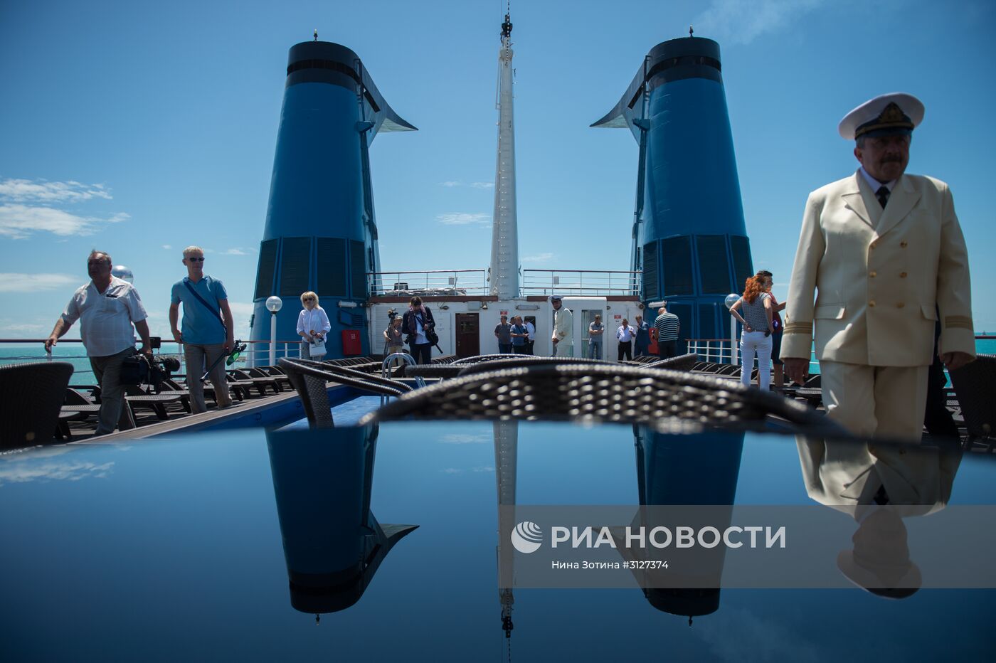 Первый пассажирский рейс круизного лайнера "Князь Владимир" в Сочи