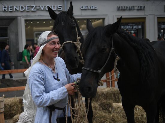 Празднование Дня России в Москве
