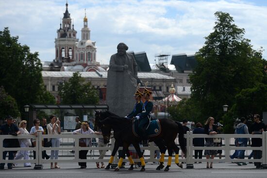 Празднование Дня России в Москве