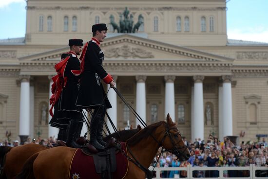 Празднование Дня России в Москве