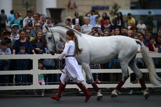 Празднование Дня России в Москве