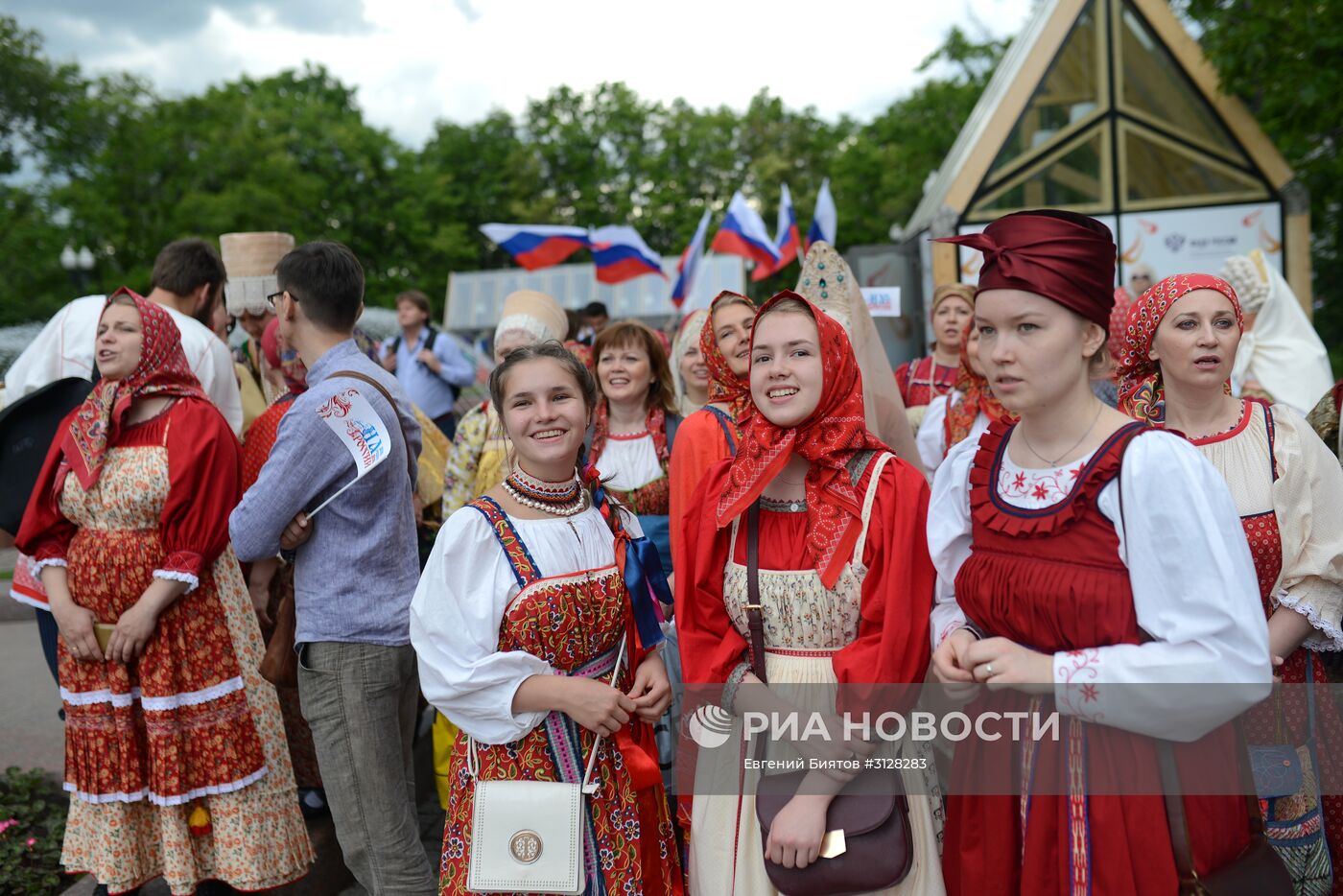 Празднование Дня России в Москве