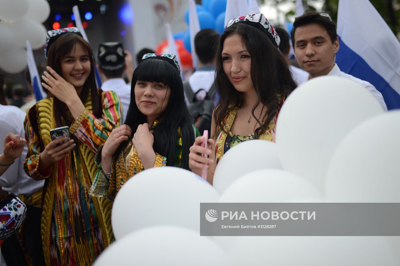 Празднование Дня России в Москве