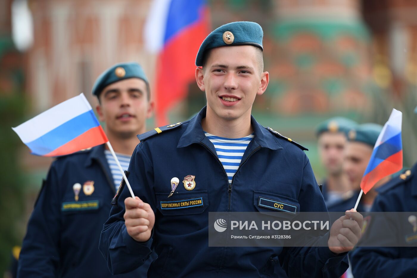 Праздничный концерт, посвященный Дню России, на Красной площади