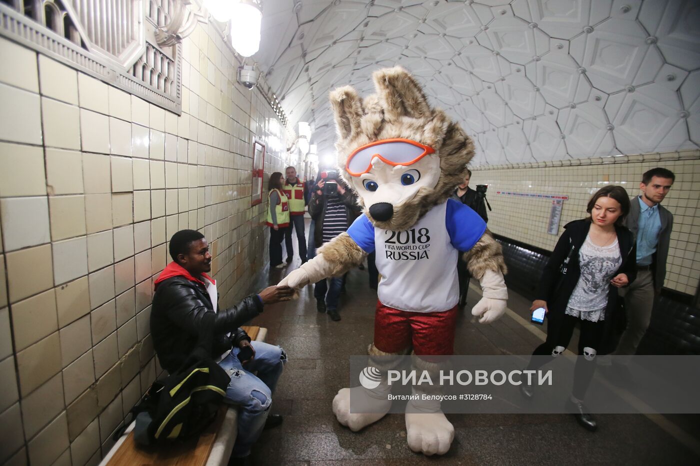 Выставка, посвященная Кубку конфедераций 2017, открылась в московском метро