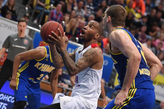 Баскетбол. Единая Лига ВТБ. Матч "Химки" - ЦСКА