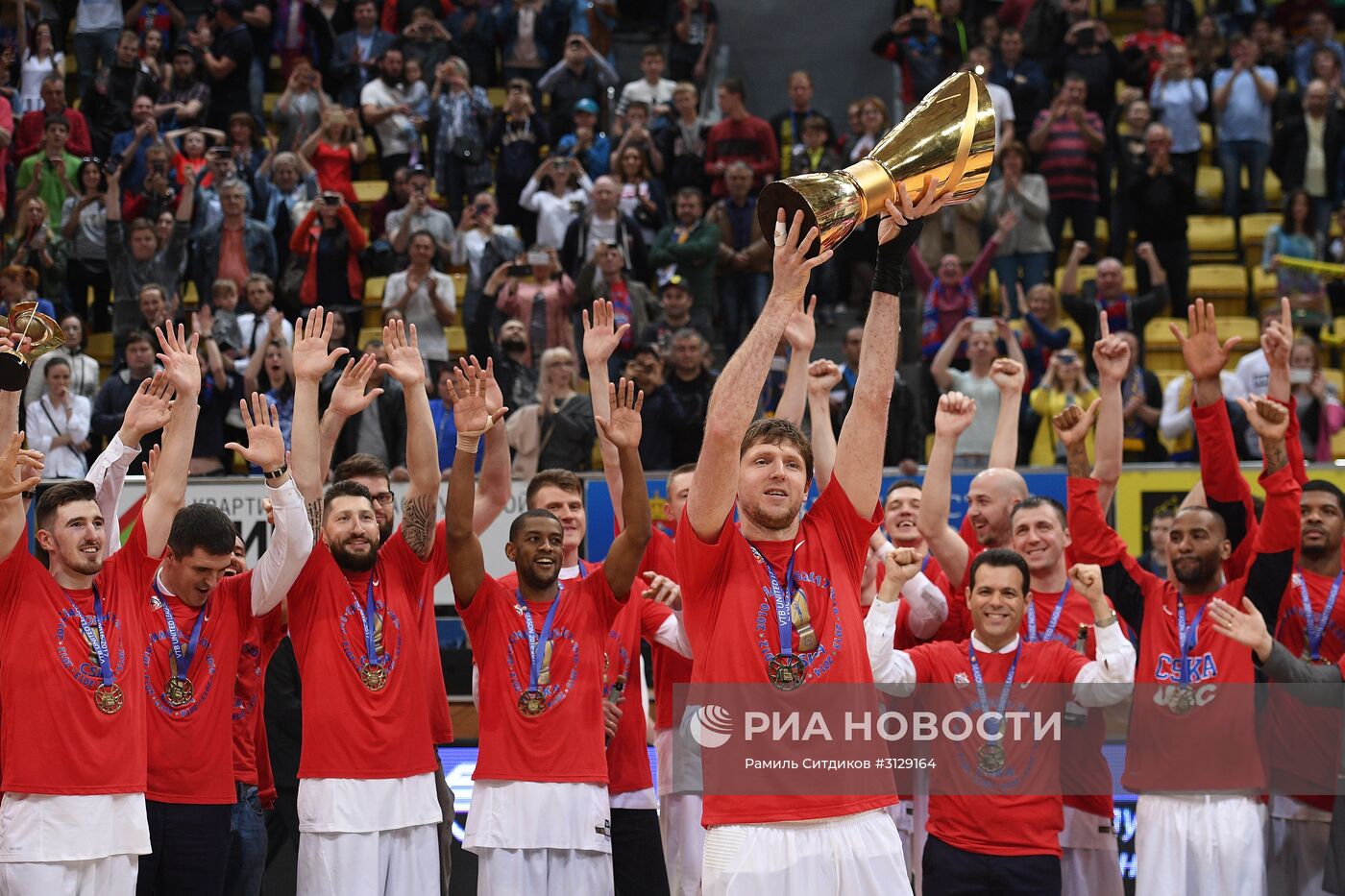 Баскетбол. Единая Лига ВТБ. Матч "Химки" - ЦСКА