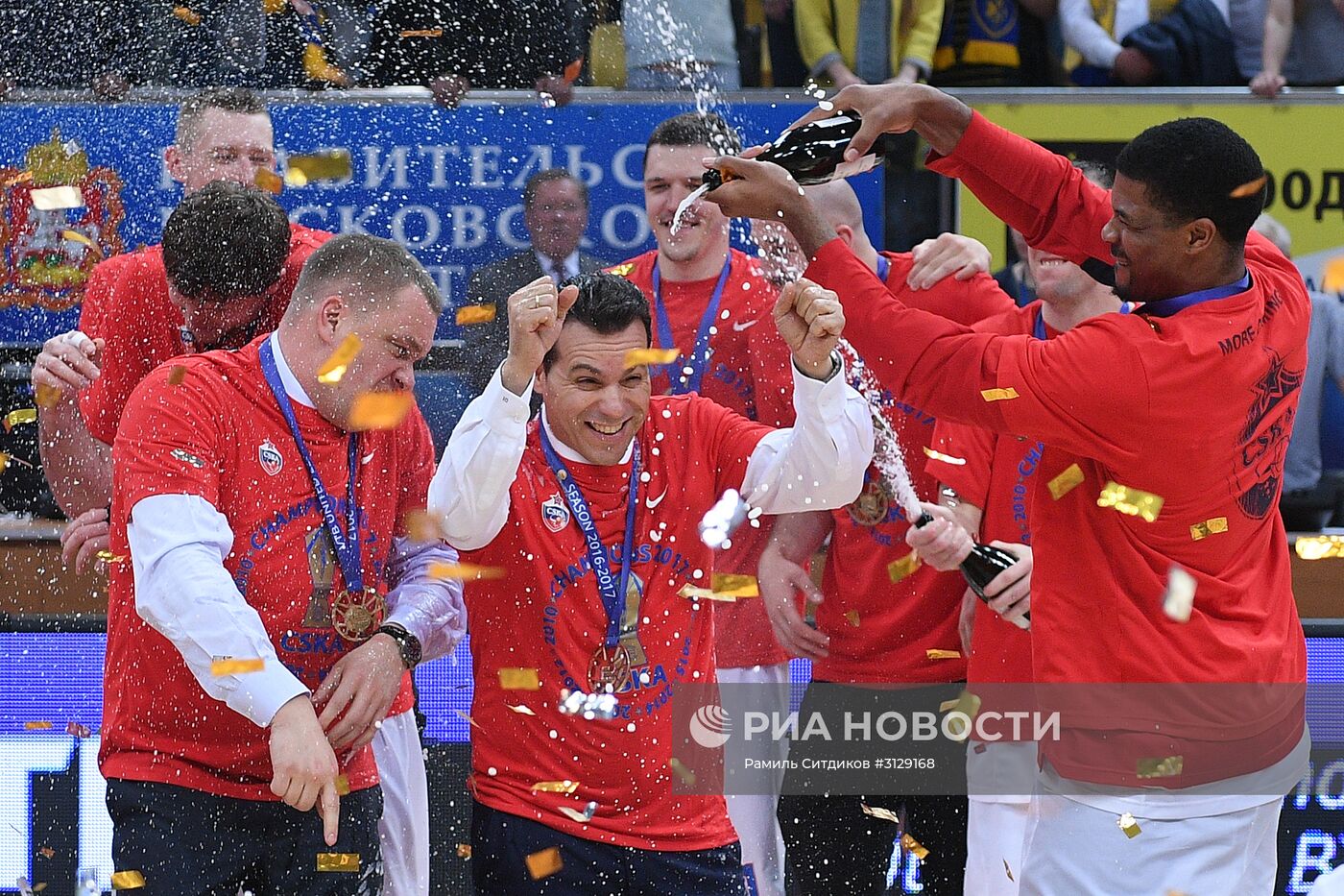 Баскетбол. Единая Лига ВТБ. Матч "Химки" - ЦСКА