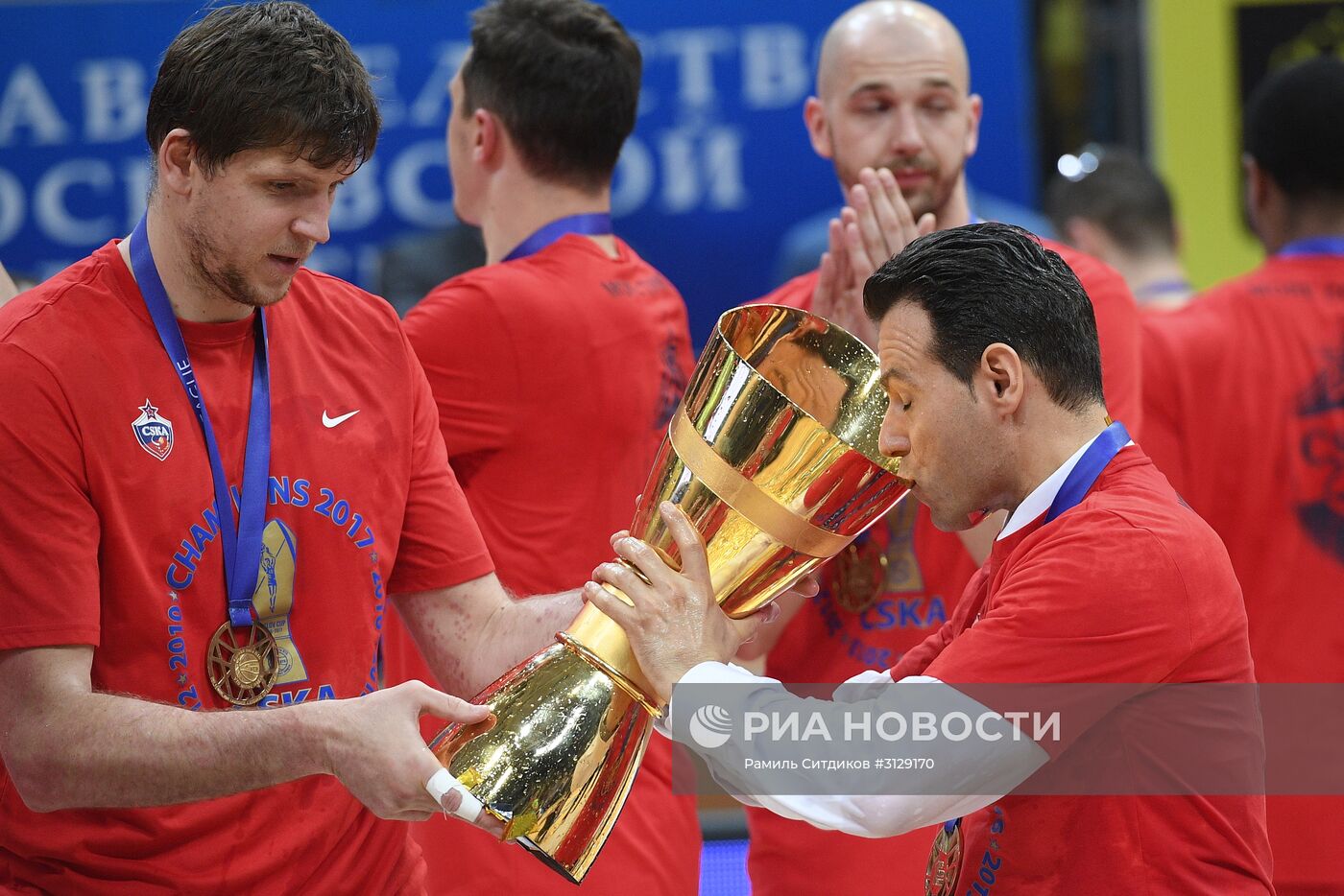 Баскетбол. Единая Лига ВТБ. Матч "Химки" - ЦСКА