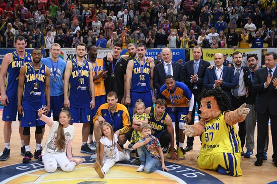 Баскетбол. Единая Лига ВТБ. Матч "Химки" - ЦСКА