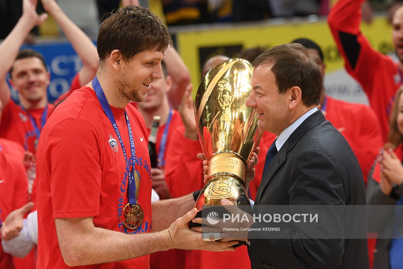 Баскетбол. Единая Лига ВТБ. Матч "Химки" - ЦСКА