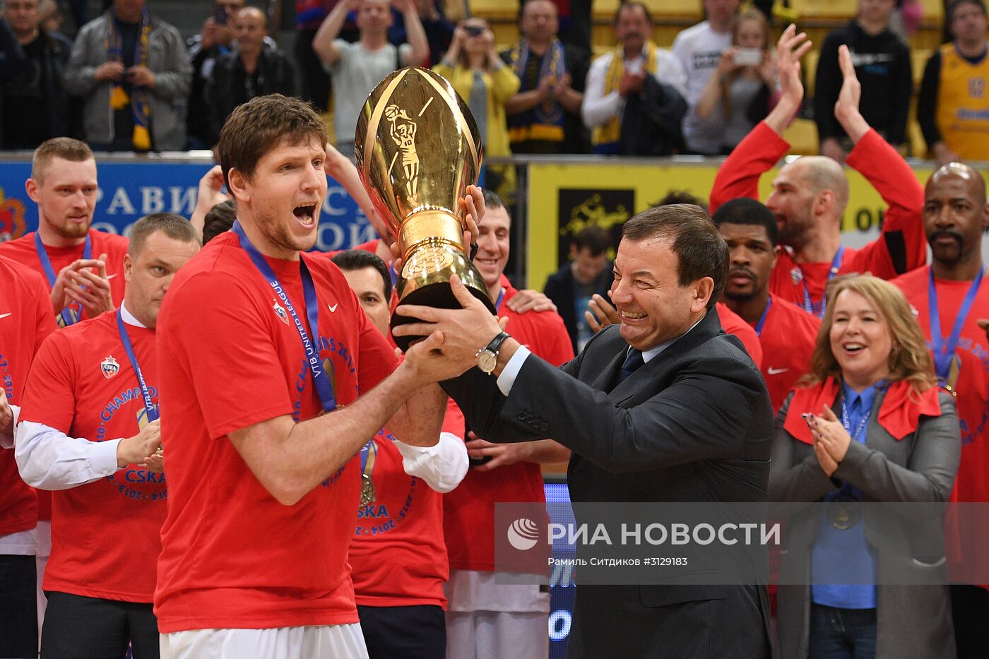 Баскетбол. Единая Лига ВТБ. Матч "Химки" - ЦСКА