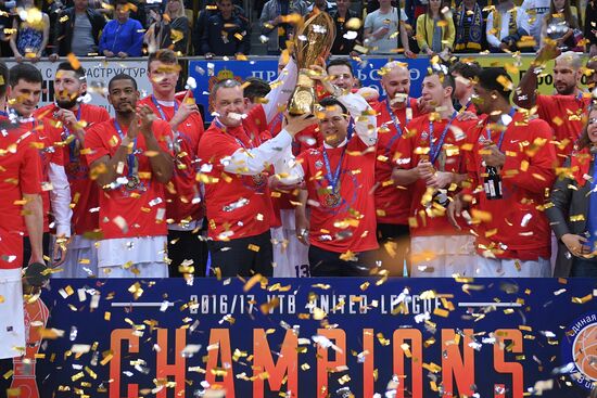 Баскетбол. Единая Лига ВТБ. Матч "Химки" - ЦСКА