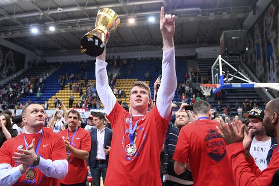 Баскетбол. Единая Лига ВТБ. Матч "Химки" - ЦСКА
