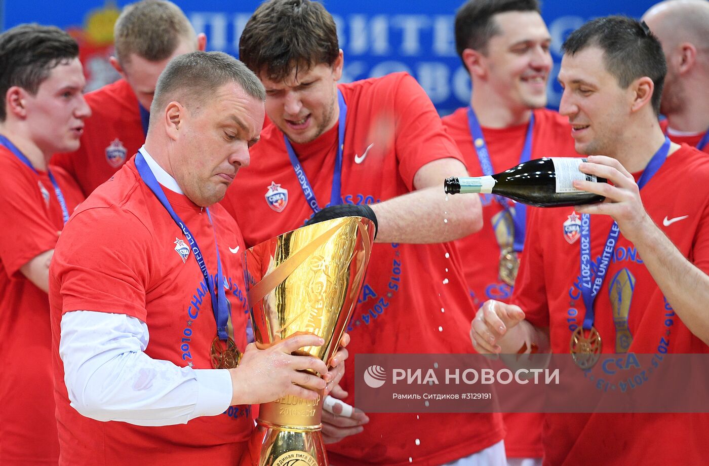 Баскетбол. Единая Лига ВТБ. Матч "Химки" - ЦСКА