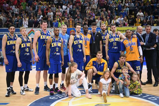 Баскетбол. Единая Лига ВТБ. Матч "Химки" - ЦСКА