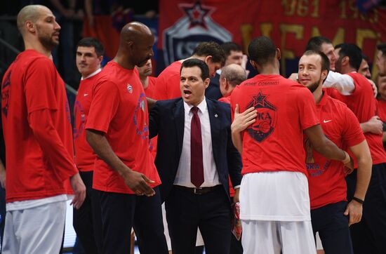 Баскетбол. Единая Лига ВТБ. Матч "Химки" - ЦСКА