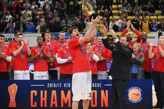 Баскетбол. Единая Лига ВТБ. Матч "Химки" - ЦСКА