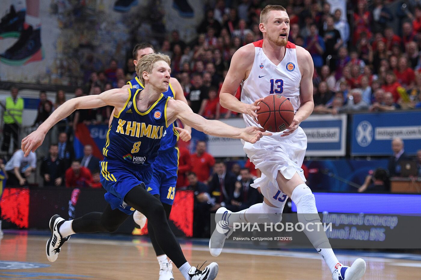 Баскетбол. Единая Лига ВТБ. Матч "Химки" - ЦСКА