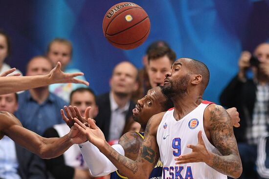 Баскетбол. Единая Лига ВТБ. Матч "Химки" - ЦСКА