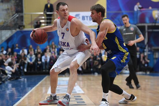 Баскетбол. Единая Лига ВТБ. Матч "Химки" - ЦСКА