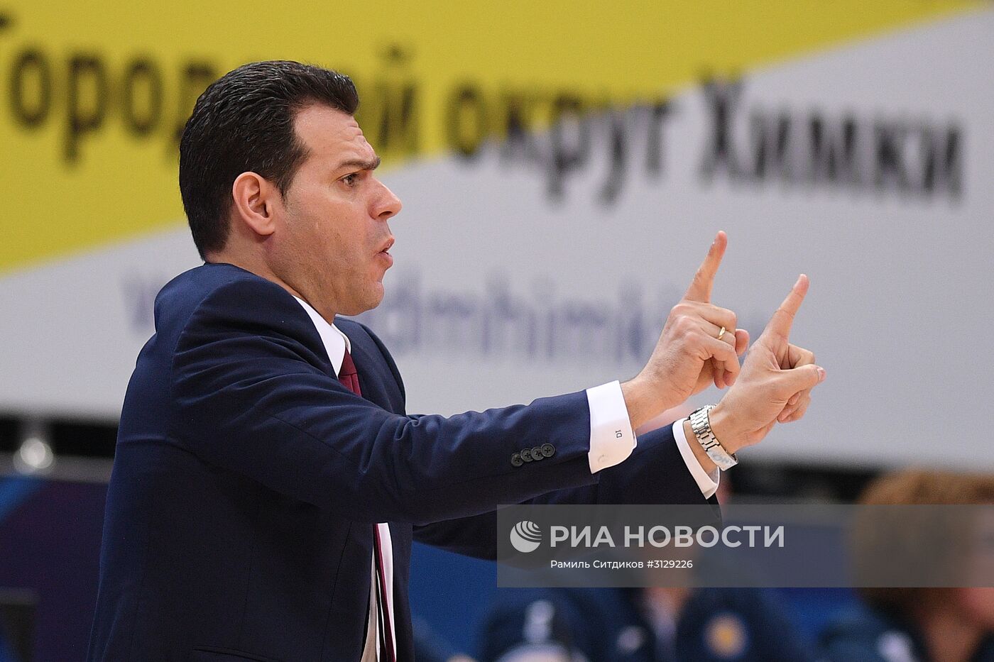 Баскетбол. Единая Лига ВТБ. Матч "Химки" - ЦСКА