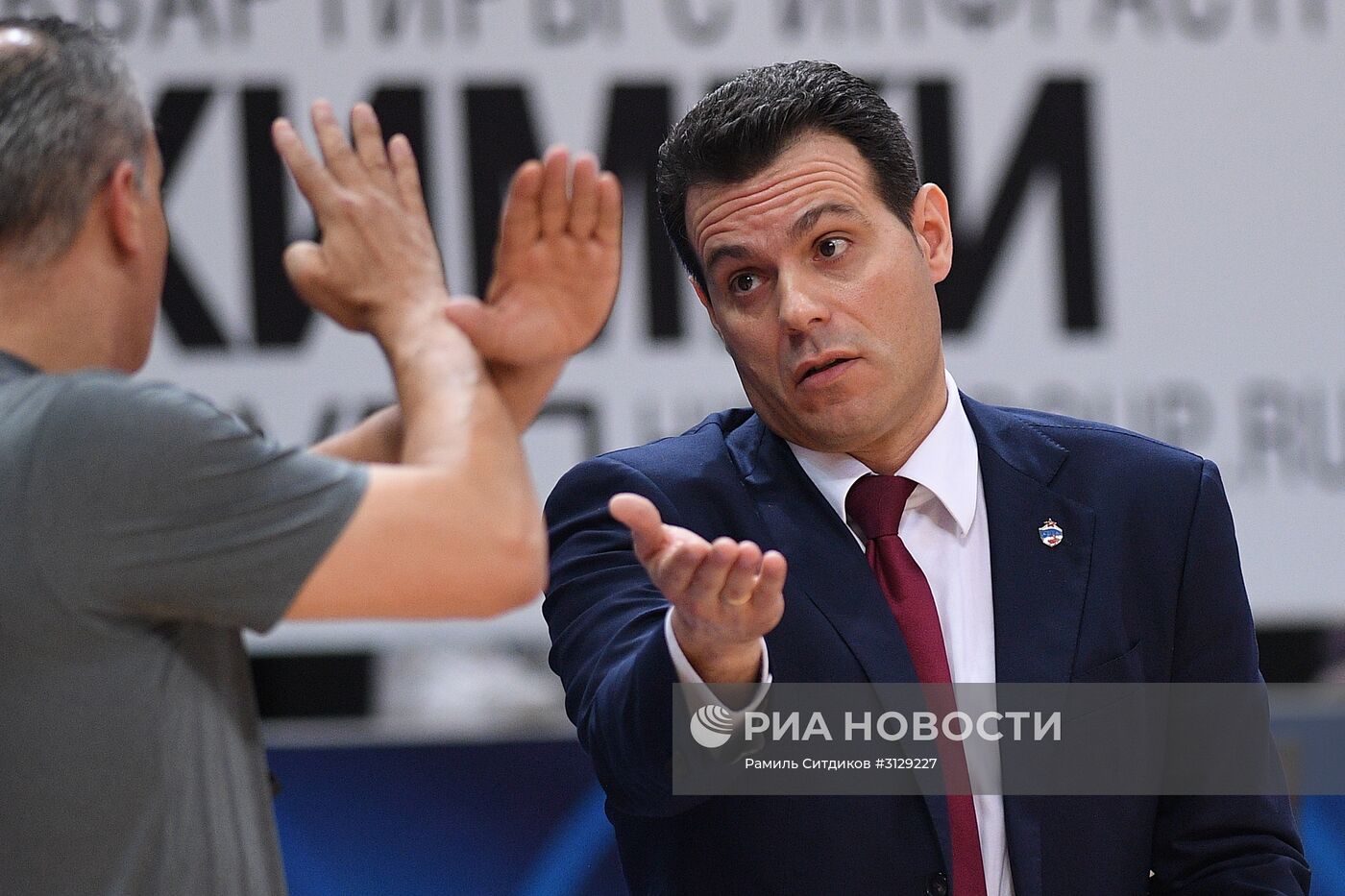 Баскетбол. Единая Лига ВТБ. Матч "Химки" - ЦСКА